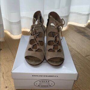 Steve Madden Tan Women's Heeled Sandles